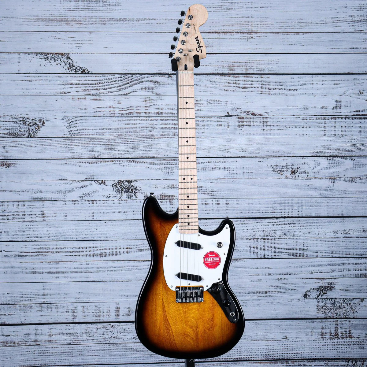 Squier Sonic Mustang SS Short-Scale Electric Guitar w/Hardtail | Sunburst (BEGINNER) - Image 3