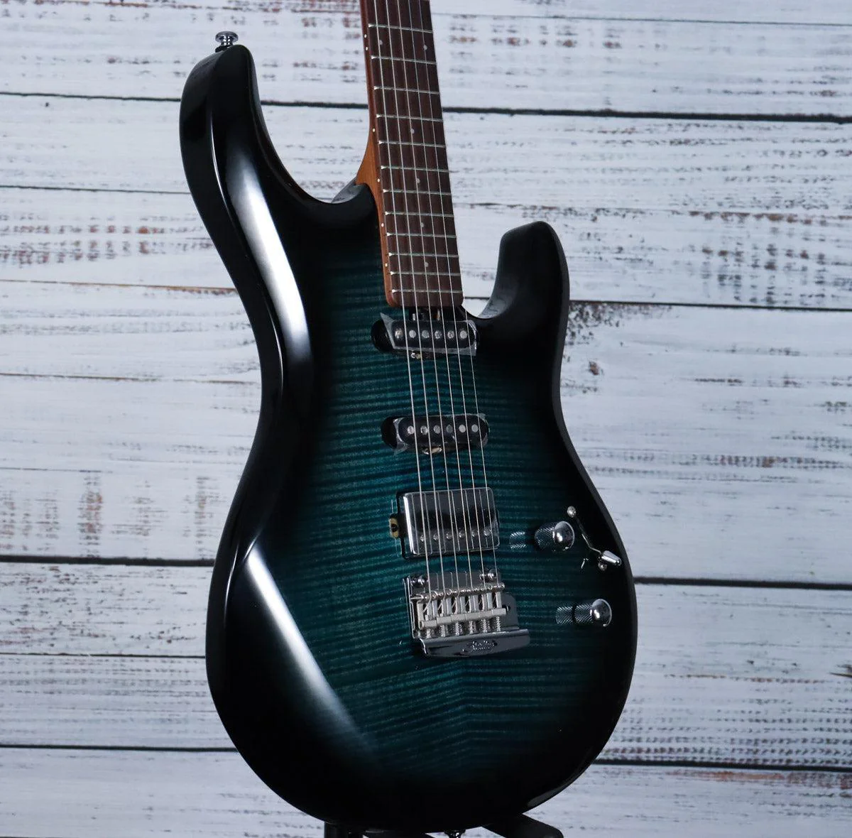 Sterling Luke HSS Electric Guitar | Yucatan Blue (IN STOCK) - Image 4