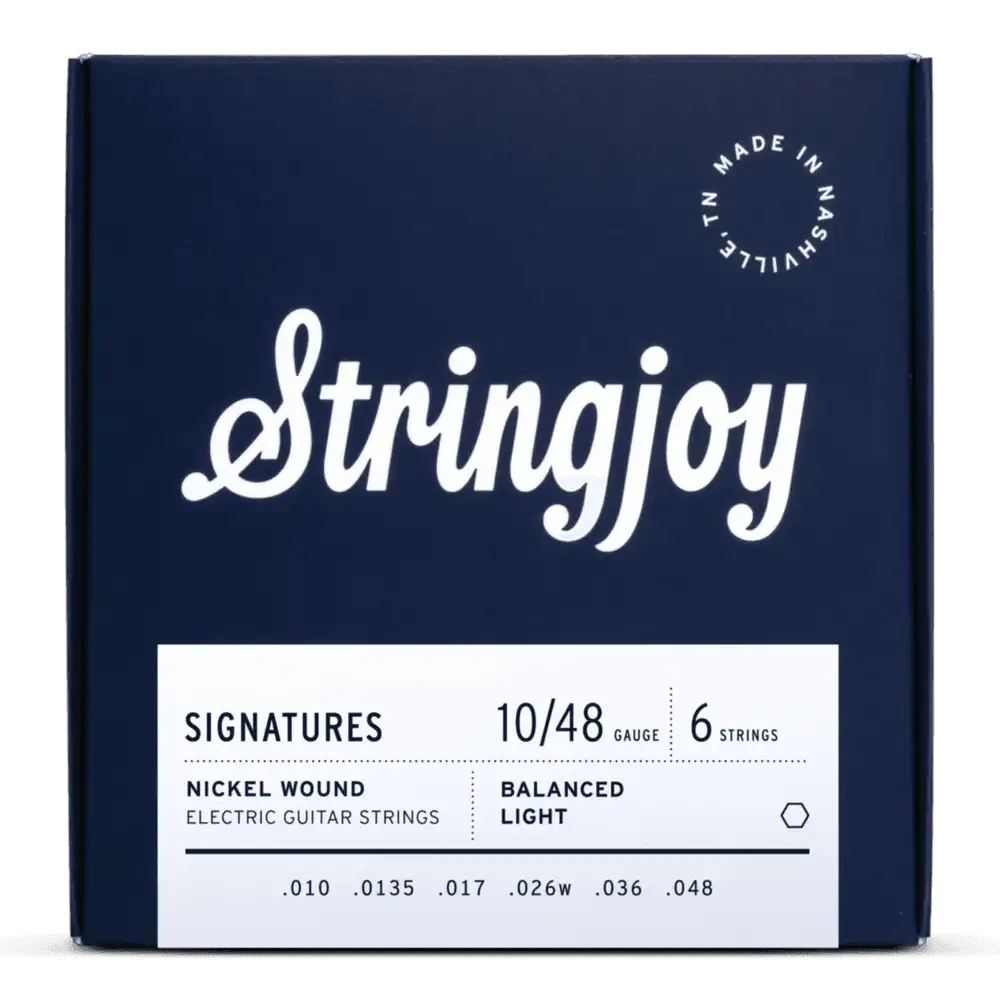 Stringjoy Signatures Electric Guitar Strings | 10-48 (Balanced Light)