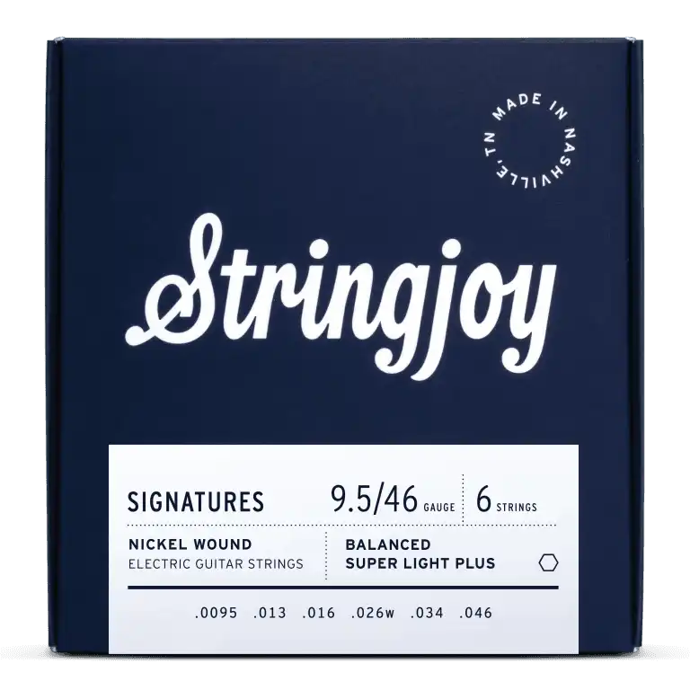 Stringjoy Signatures Electric Guitar Strings | 9.5-46 (Balanced Super Light Plus)