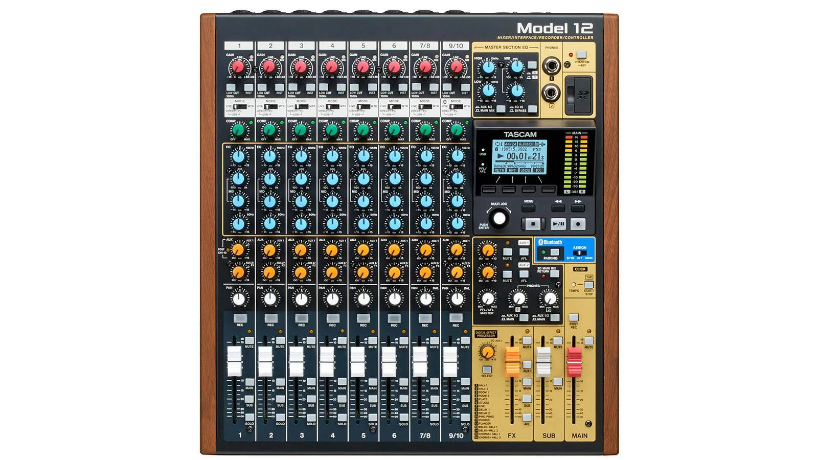 Tascam Model 12 Mixing Console w/Audio Interface