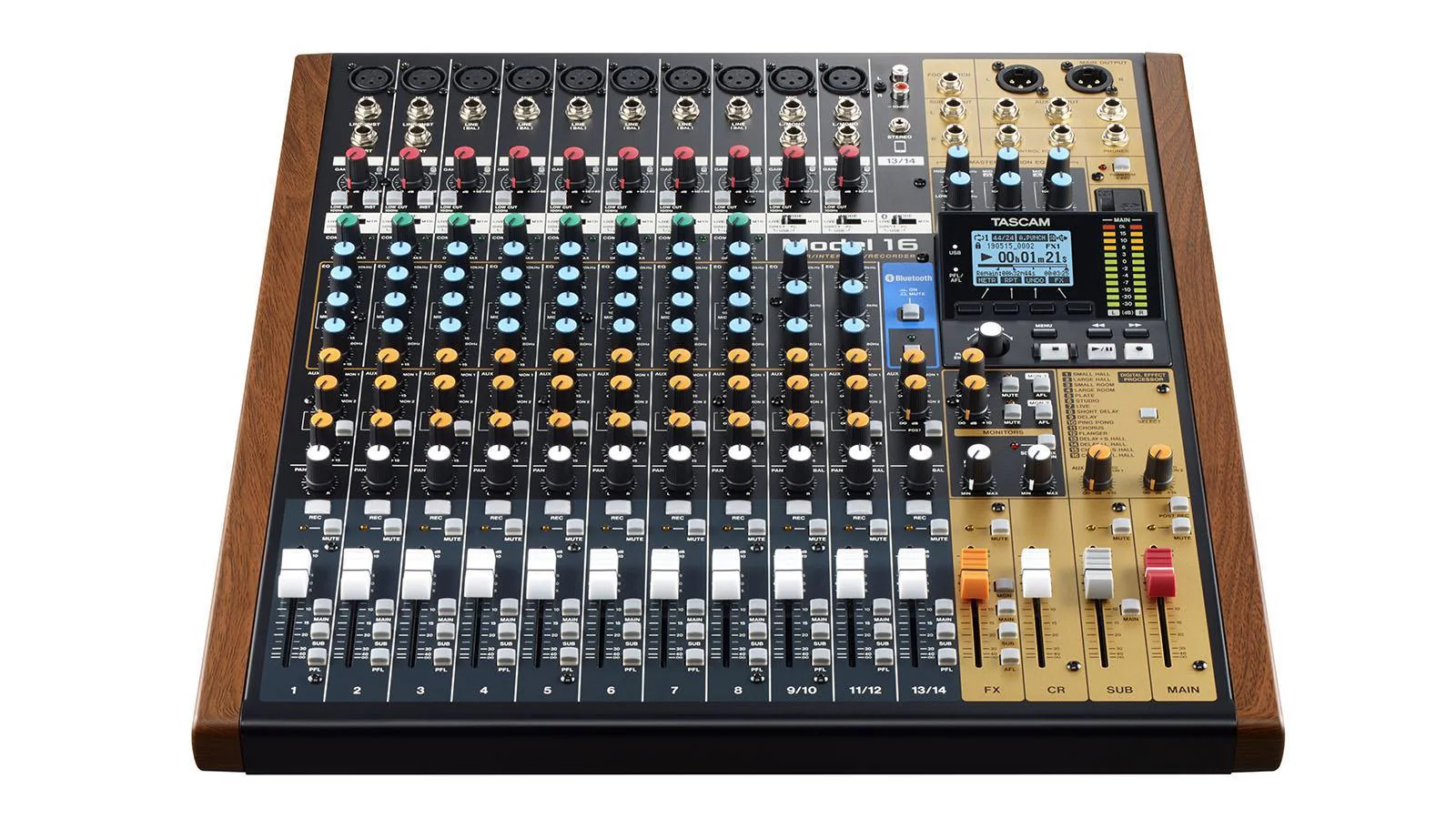 Tascam Model 16 Mixing Console w/Audio Interface - Image 2