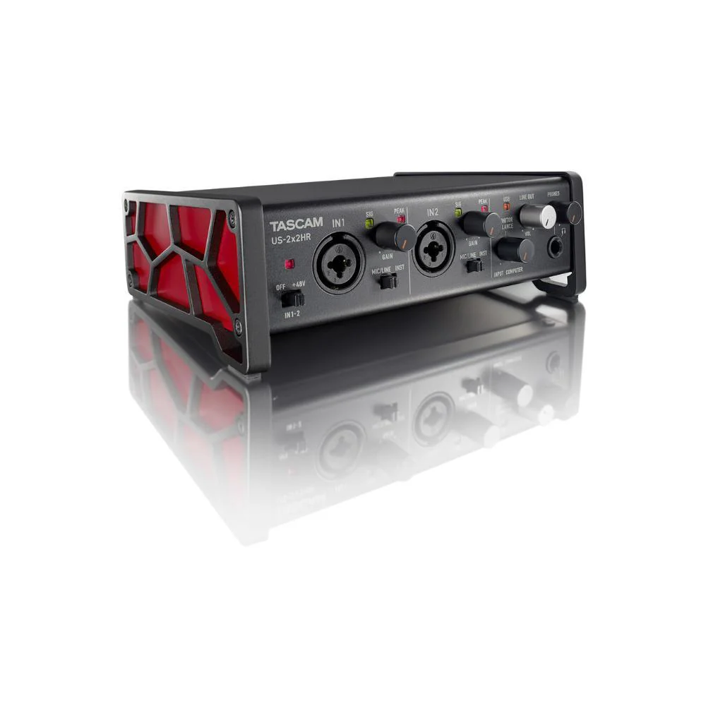 Tascam US-2X2HR 2-IN/2-OUT High Resolution USB Audio/MIDI Interface
