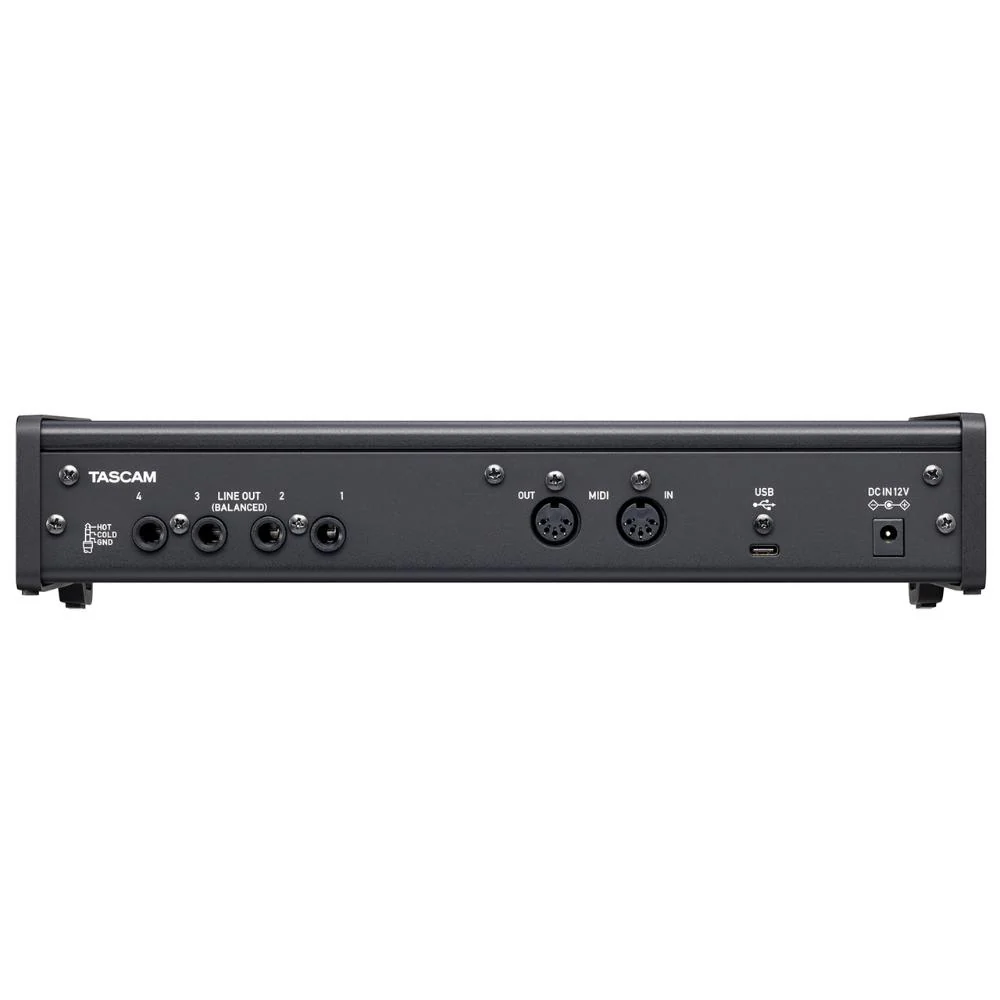 Tascam US-4x4HR 4-IN/4-OUT High-Resolution USB Audio/MIDI Interface - Image 3