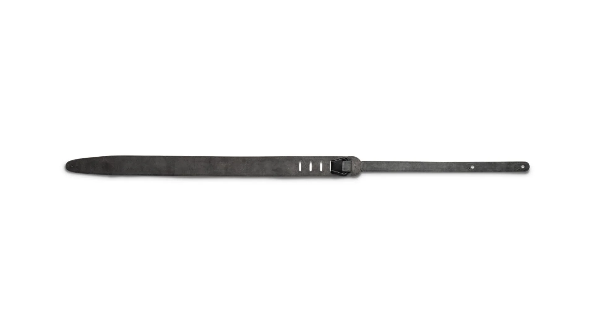 Taylor Black Leather Guitar Strap | Black/Suede - Image 2