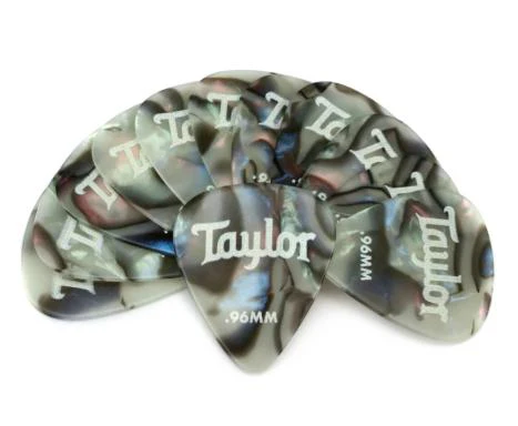 Taylor Celluloid 351 Pick | Abalone | 12-Pack| .96mm