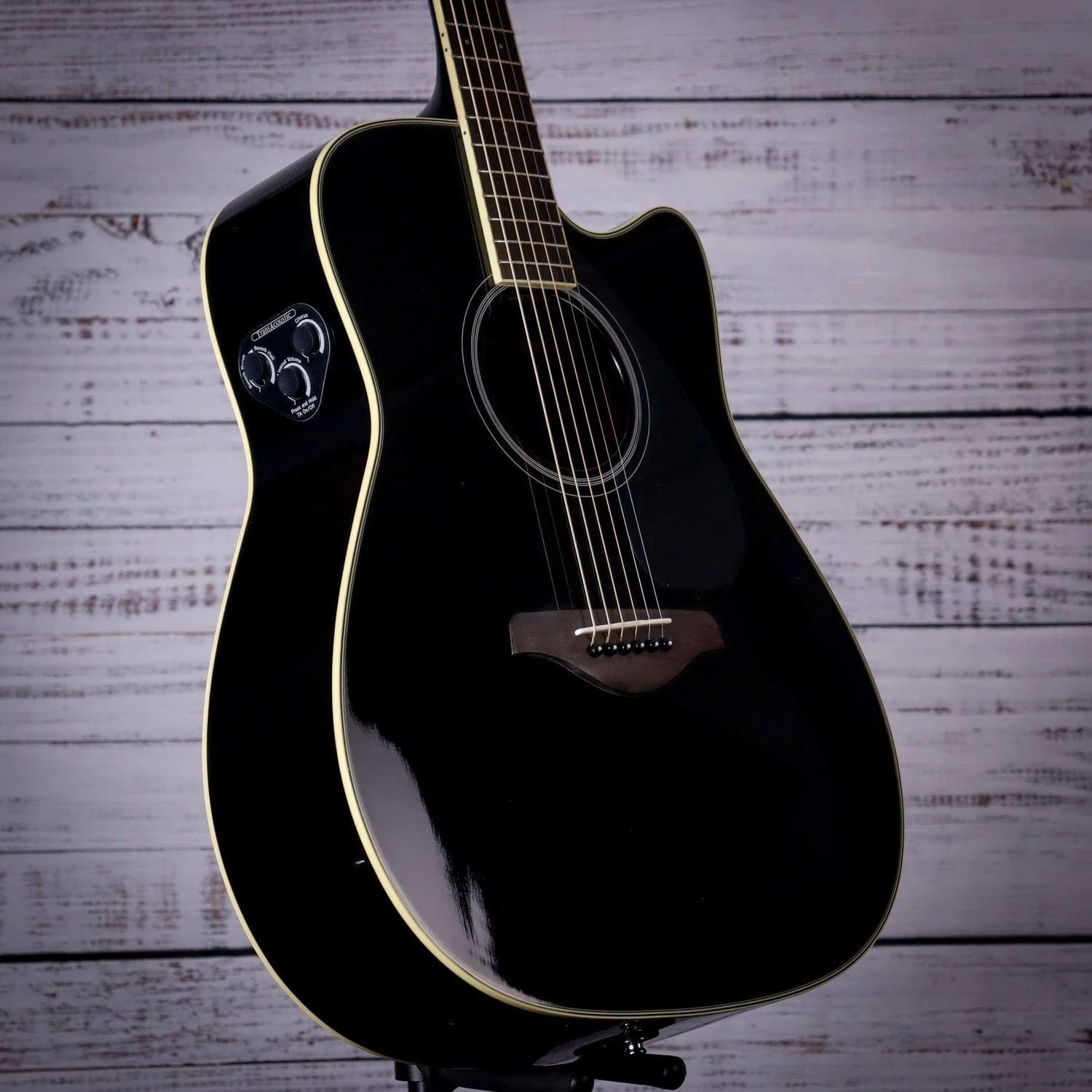 Yamaha TransAcoustic FGC-TA | Black - Image 5