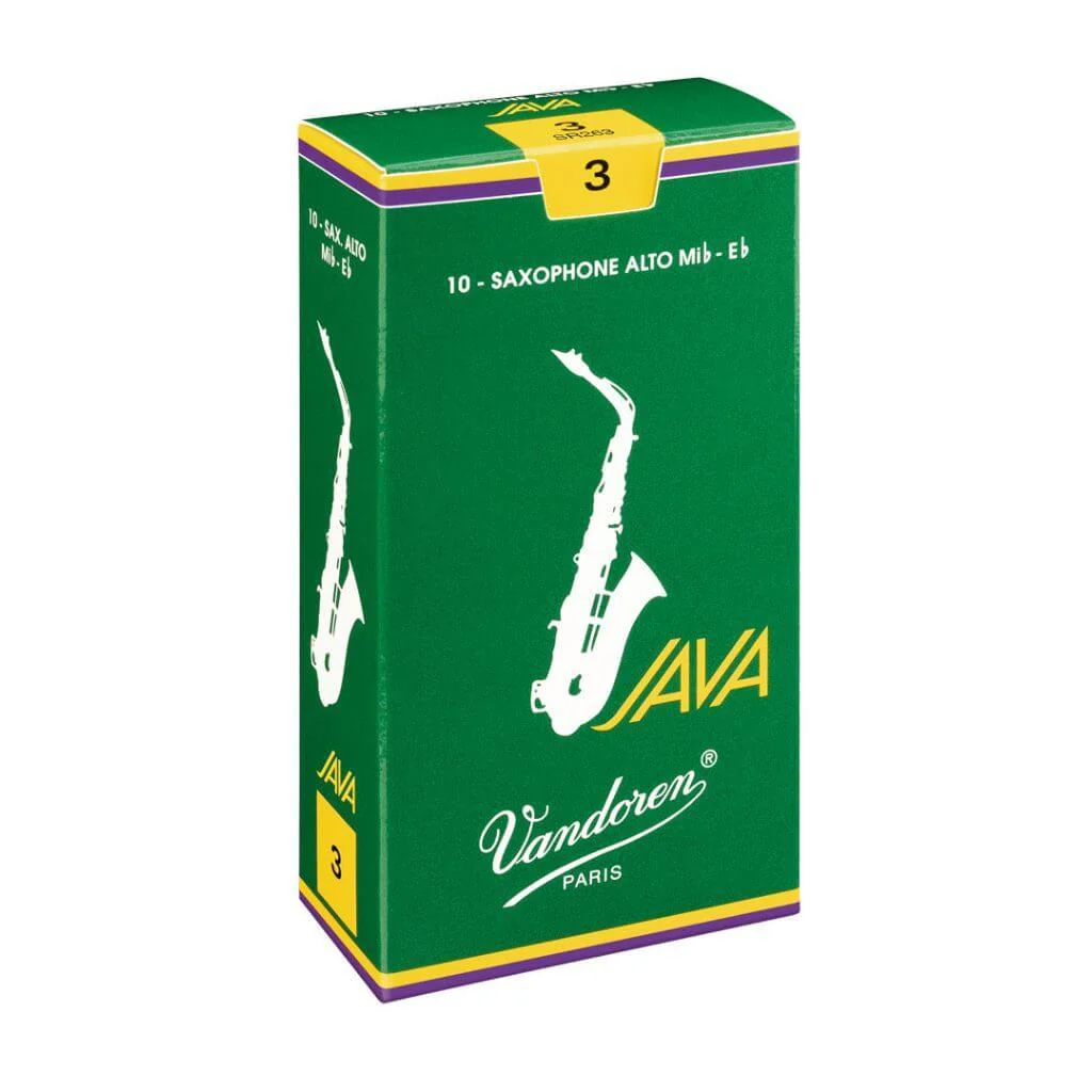 Vandoren Java Alto Saxophone Reeds | Box of 10 | 3