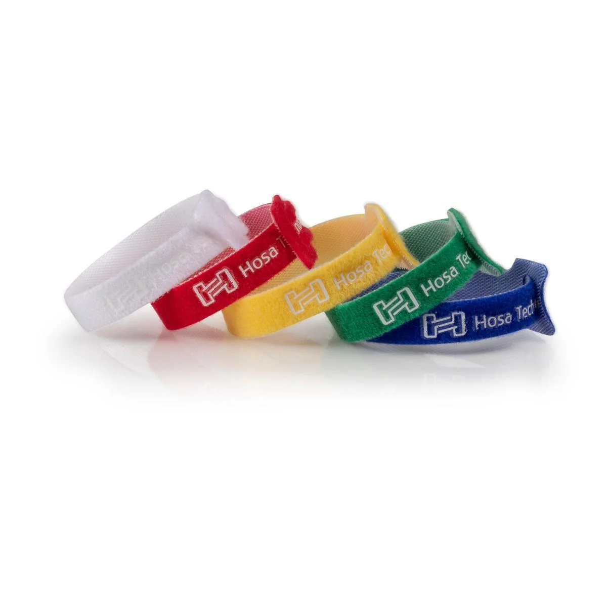 Hosa Hook & Loop Cable Ties for Pedalboard | Multi-Color (50pk) | 0.5 x 8" - Image 3