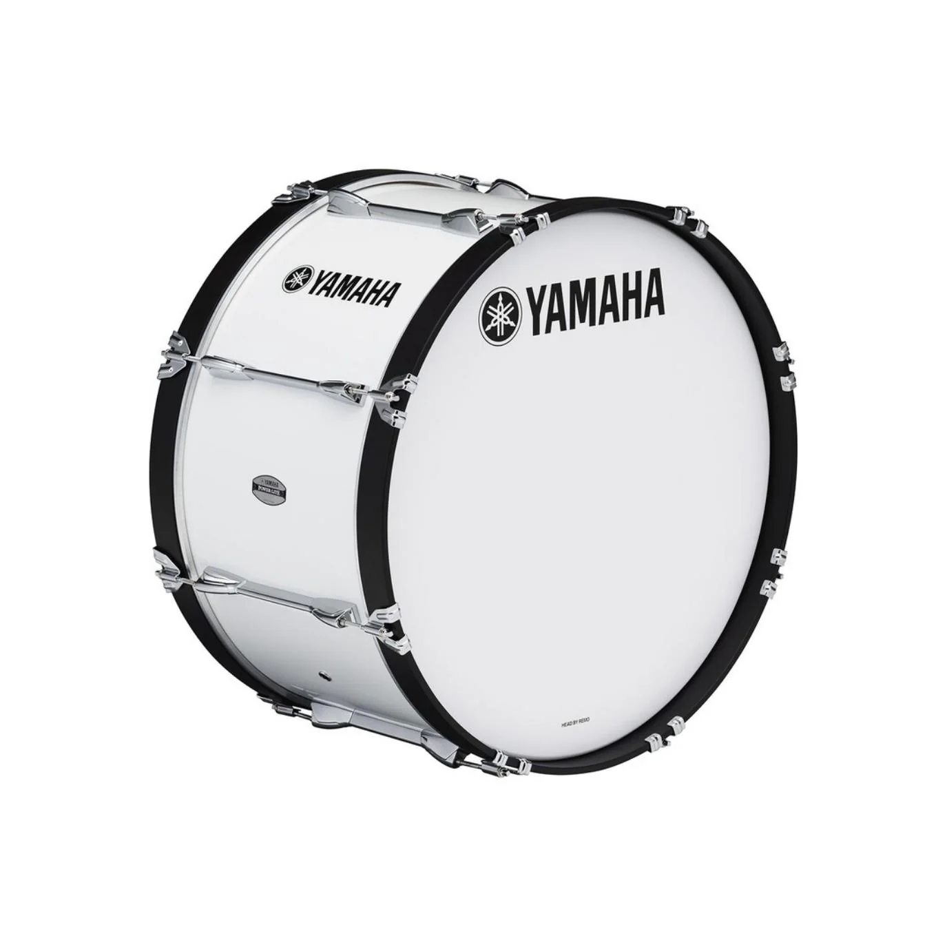 Yamaha REMO Ambassador Marching Bass Drumhead w/Yamaha Logo | 18" (Smooth White)