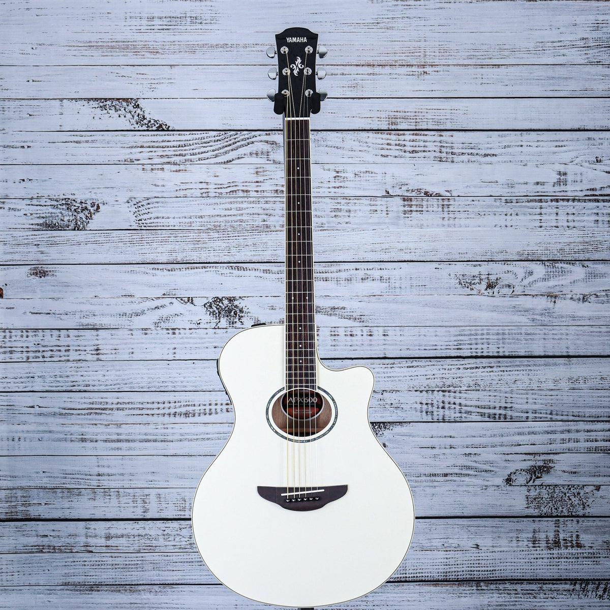 Yamaha APX600 Thinline Cutaway Acoustic Guitar | Vintage White - Image 3