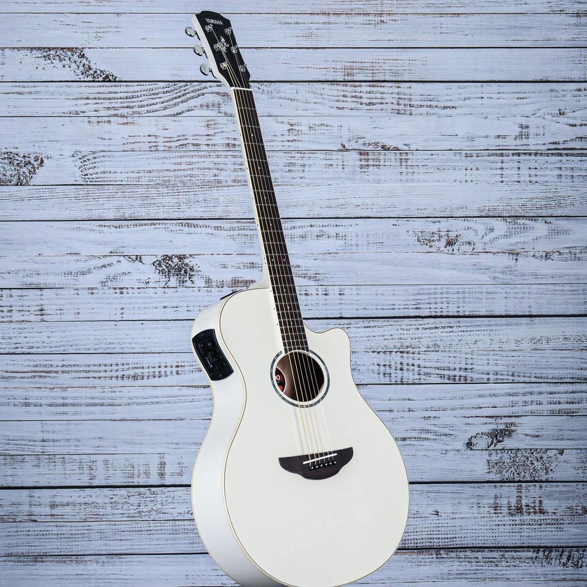 Yamaha APX600 Thinline Cutaway Acoustic Guitar | Vintage White - Image 6