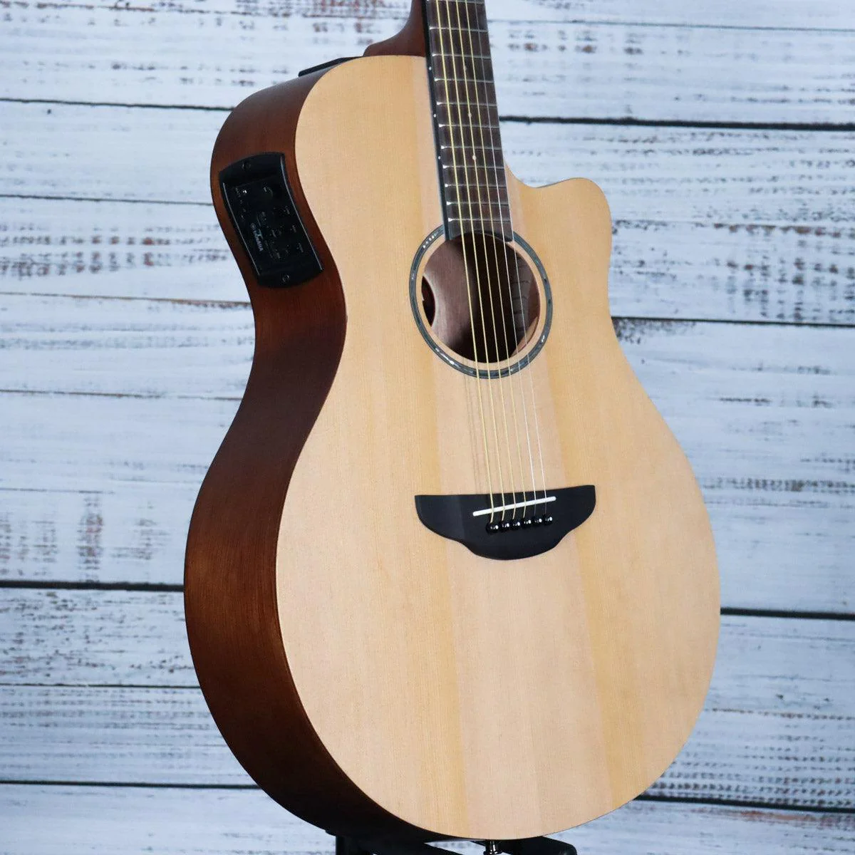 Yamaha APX600M Thinline Acoustic-Electric Guitar | Natural Satin - Image 3