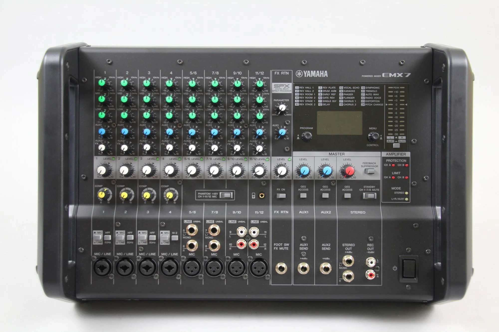 Yamaha EMX7 12-Input Powered Mixer - Image 2