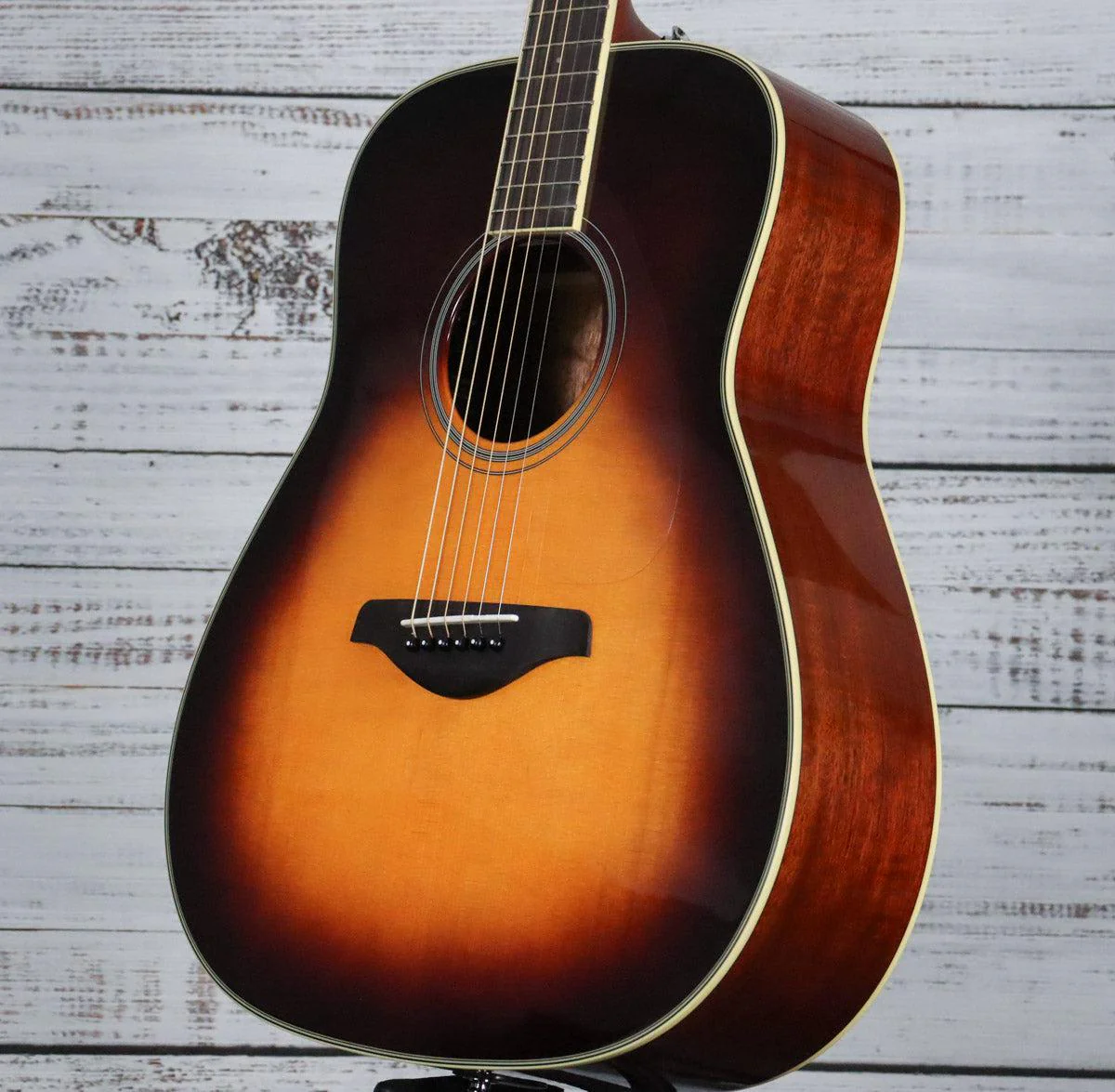 Yamaha FG-TA TransAcoustic Guitar | Brown Sunburst - Image 4