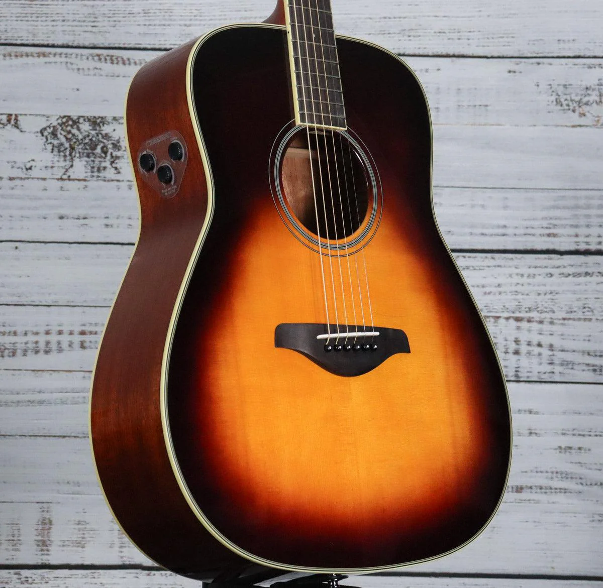 Yamaha FG-TA TransAcoustic Guitar | Brown Sunburst - Image 5
