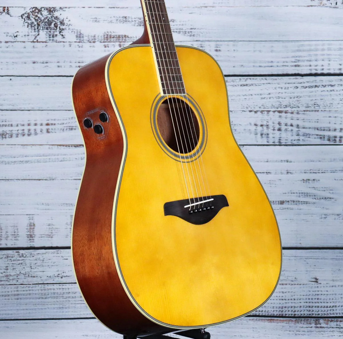 Yamaha FG-TA TransAcoustic Guitar | Vintage Tint - Image 4