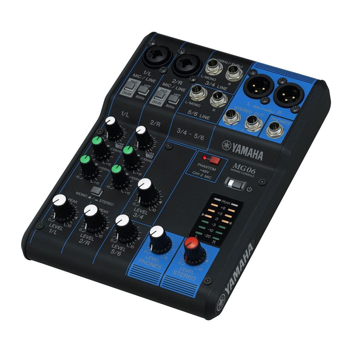 Yamaha MG06 6-Channel Pro Audio Mixer - Image 2