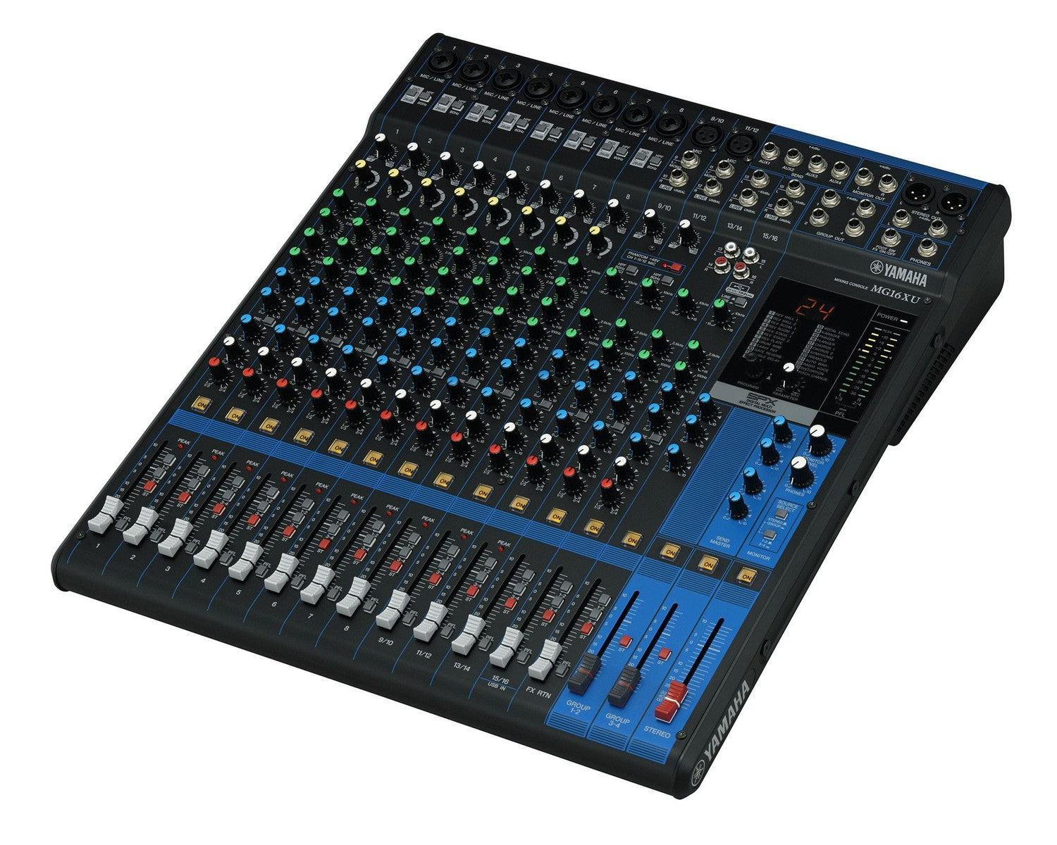 Yamaha MG16XU 16-Channel Pro Audio Mixing Console - Image 2
