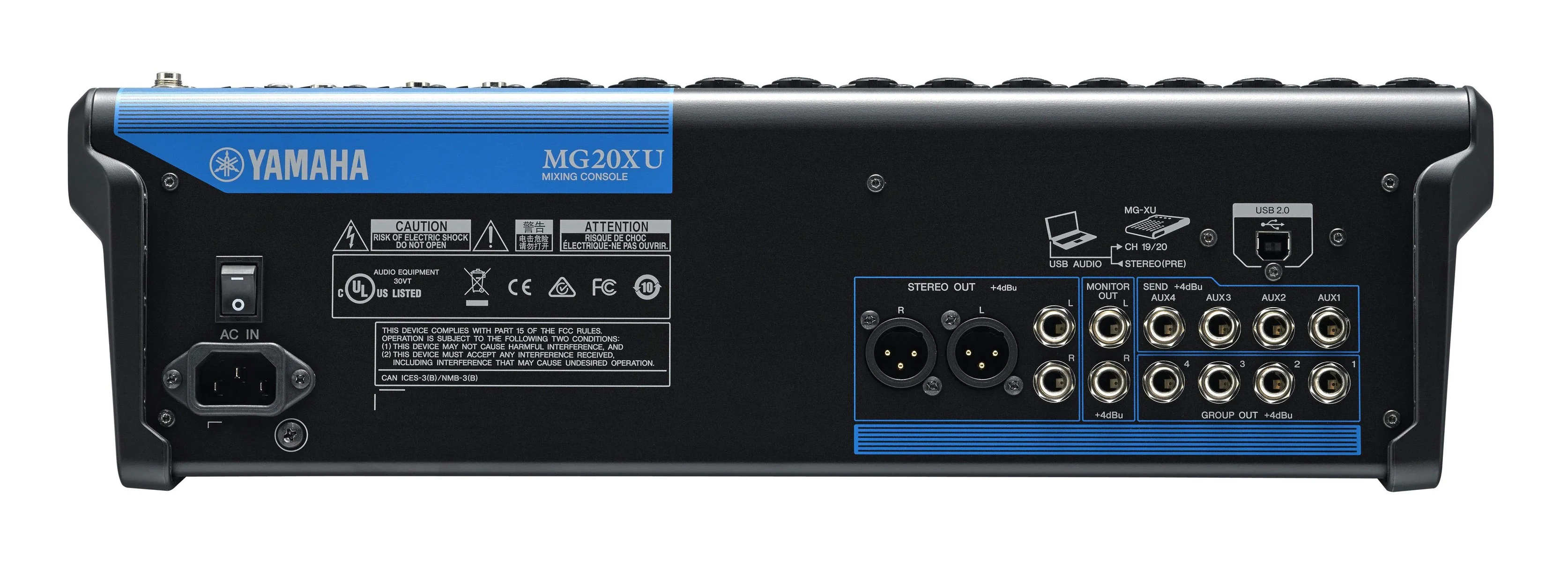 Yamaha MG20XU 20-Channel Mixer - Image 2