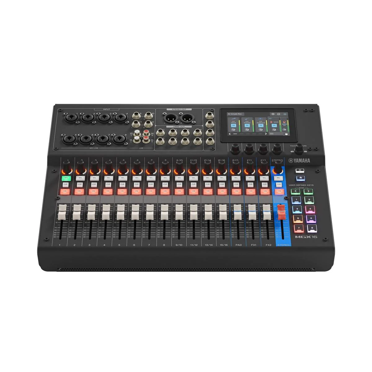 Yamaha MGX16 22-Channel Digital Mixing Console | Black - Image 3